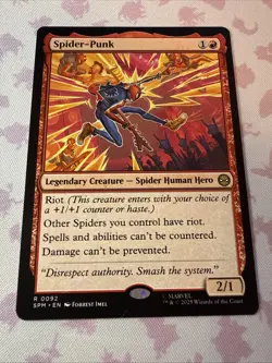 Spider-Punk - 0092 - Marvel's Spider-Man MTG - NM/M - English - Image 2