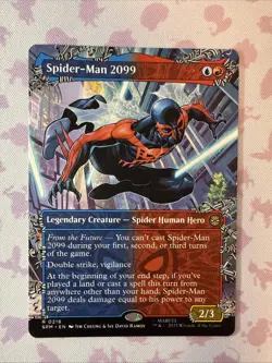 Spider-Man 2099 - #216 (Borderless) Marvel's Spider-Man Regular - Mtg - Image 1