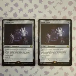 2x Genji Glove - R0258 Regular - Final Fantasy - Magic the Gathering - Image 1