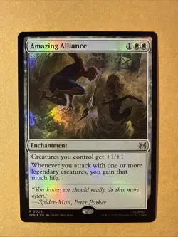 Amazing Alliance - FOIL - Marvel Spider-Man Eternal MTG - NM/M R 0002 - Image 1