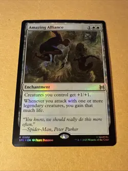 Amazing Alliance - FOIL - Marvel Spider-Man Eternal MTG - NM/M R 0002 - Image 2