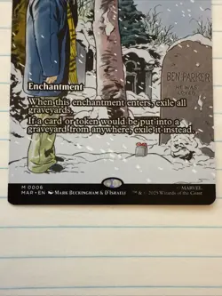 Rest In Peace (Borderless) M 0006 NM MTG Spider-Man Marvel Universe Magic - Image 2