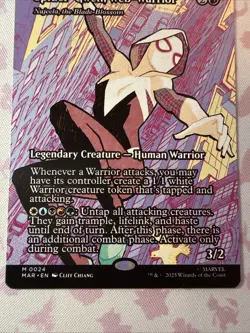 MTG: SPIDER-GWEN, WEB-WARRIOR (NAJEELA, THE BLADE-BLOSSOM) (BORDERLESS) 0024 - Image 2