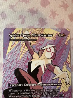 MTG: SPIDER-GWEN, WEB-WARRIOR (NAJEELA, THE BLADE-BLOSSOM) (BORDERLESS) 0024 - Image 3
