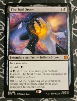 Magic The Gathering - Marvel Spider-man - The Soul Stone #0066 - Mythic Non Foil - Image 1