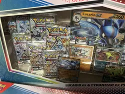 Pokemon TCG Prismatic Evolutions Lucario Ex + Tyranitar Ex Premium Collection2x - Image 3