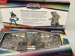 Pokemon TCG Prismatic Evolutions Lucario Ex + Tyranitar Ex Premium Collection2x - Image 5