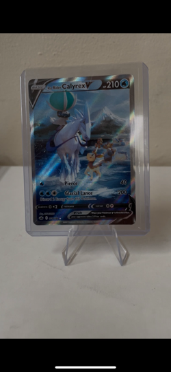 Ice Rider Calyrex V (Alternate Full Art) 164/198 Pokemon Sword & Shield Holo - Image 1