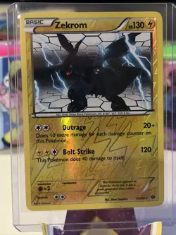 Pokemon - Zekrom - 50/99 - Rare - Reverse Holo - BW - Next Destinies LP - Image 1