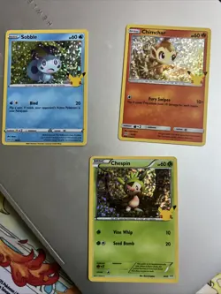 Pokemon 2021 25th Anniversary McDonalds Promo Holo Foil - Image 1