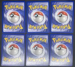 POKEMON SET BASE 1 EDIZIONE LOTTO COMPLETO ENERGIA DA 97 A 102 PL/LP ITA - Image 2