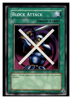 Konami YuGiOh Metal Raiders Block Attack #MRD-133 - Image 1
