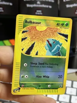 Bulbasaur 95/165 Expedition 2002 Reverse Holo Pokemon Card TCG - Image 4