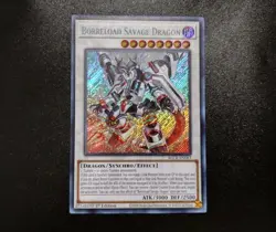 Borreload Savage Dragon BLCR-EN083 1st Edition Secret Rare Yugioh Card NM - Image 1