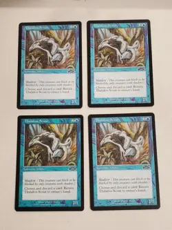 MTG Playset 4x Thalakos Scout (Exodus/Blue/C) - BGM - Image 1