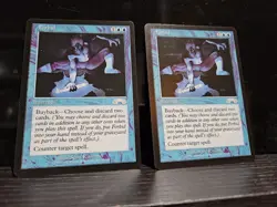 MTG Forbid x2 - Exodus - Lightly Played - Image 1