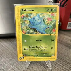 Pokemon TCG 2002 Bulbasaur 94/165 Expedition Base Set Regular MP - Image 1