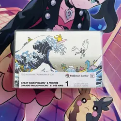 Pokemon Center Great Wave Pikachu & Friends | TCG Double Deck Box | Sealed - Image 1