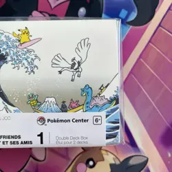 Pokemon Center Great Wave Pikachu & Friends | TCG Double Deck Box | Sealed - Image 3