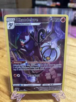 Pokemon TCG Chandelure Lost Origin Trainer Gallery TG04/TG30 Holo Ultra Rare - Image 1