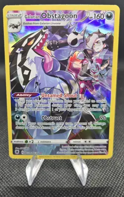 Galarian Obstagoon TG10/TG30 Pokemon Astral Radiance Trainer Gallery - NM - Image 1