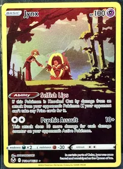 Jynx TG04/TG30 Trainer Gallery Silver Tempest Rare Pokemon Holo LP - Image 1