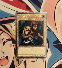 Near Mint Yugioh Gemini Elf RA03-EN109 - 1st Edition - Platinum Secret Rare - Image 1
