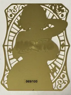 SAKURA HARUNO NARUTO Numbered 069/100 Goddess Story METAL CARD - Image 2