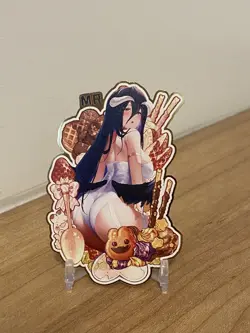 Albedo 072/200 - Goddess Story Custom Anime Waifu Doujin Gold Metal Card - Image 1