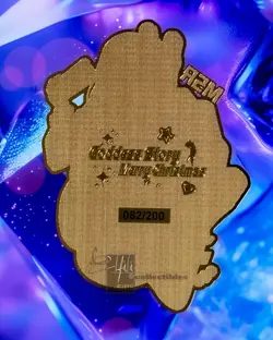 Raiden Shogun Genshin MSR Waifu Custom Serial #/200 Gold Metal Card Die Cut - Image 2