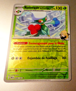 POKEMON RIVALITES DESTINEES CARD REVERSE HOLO CARTE 008/182 DRI FR EV10 MINT - Image 1