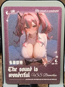 Uss Bremerton Reluctant To Leave Card Goddess Story Anime Waifu CCG UR UR-005 - Image 1