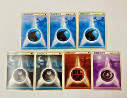 Auth Pokemon Card ENERGY Water Euil Fighting Psycltic 7set Japanese from Japan - Image 1
