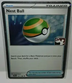 Nest Ball 181/198 - Pokemon Play! Prize Pack Series Card - Cosmos Holo NM+ - Image 3