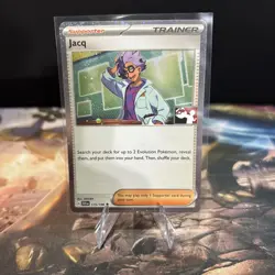 Pokemon TCG Jacq 175/198 Play! Prize Pack Series Cosmos Holo Stamped Promo Card - Image 1