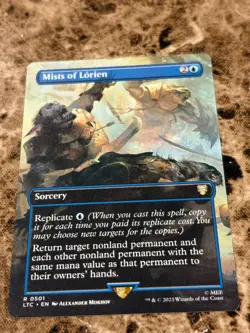 MISTS OF LORIEN Magic the Gathering MTG Lord of the Rings Borderless - Image 1