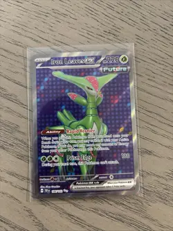 Pokemon TCG Iron Leaves EX 186/162 Temporal Forces Ultra Rare Full Art - Image 1