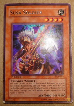 Susa Soldier LOD-066 1st Edition Rare YuGiOh - Image 1