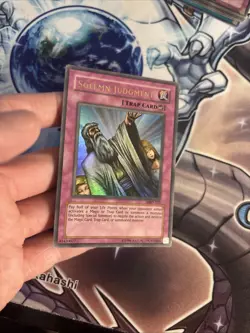 (63) Solemn Judgment Ultra Rare MRD-127 Unlimited Yu-Gi-Oh! TCG MP/HP - Image 4