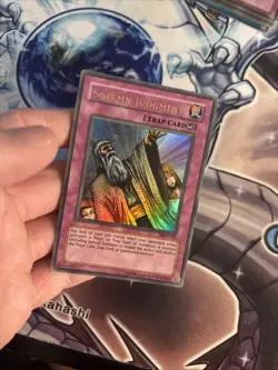 (63) Solemn Judgment Ultra Rare MRD-127 Unlimited Yu-Gi-Oh! TCG MP/HP - Image 5