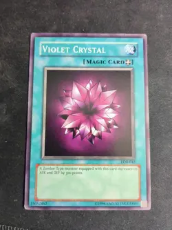 Yu-Gi-Oh! TCG Violet Crystal Legend of Blue Eyes White Dragon LOB-042 Unlimited - Image 1