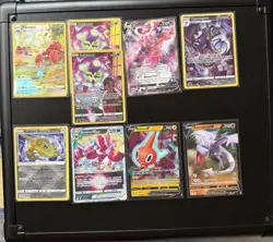 Pokemon TCG Lost Origin Full Art V V Star Trainer Gallery Bundle 9 Cards - Image 1