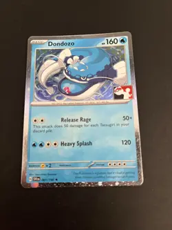 Pokemon TCG Dondozo 061/198 Scarlet Violet Prize Pack Holo Pokemon Card TCG - Image 1