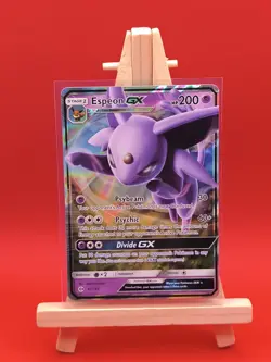 Espeon GX 61/149 Sun & Moon Base Set Ultra Rare Holo Pokemon Card - Image 3