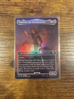 Mount Doom Scene [Set of 4] The Lord of the Rings: Tales of Middle-Earth FOIL - Image 4