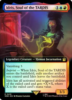 Idris, Soul of the TARDIS Surge Foil Extended Art Doctor Who Commander NM MTG - Image 1