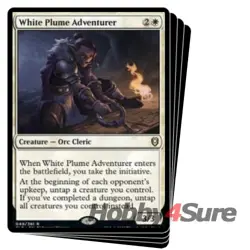 White Plume Adventurer X4 M/NM MTG Commander Legends: Battle For Baldur's Gate - Image 1