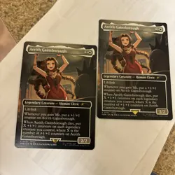 Aerith Gainsborough (Borderless) Final Fantasy MTG RC Promo NM - Image 1