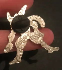 Greninja Pokemon Pin Badge Metal Shiny Enamel 2019 From Detective Pikachu Box - Image 4