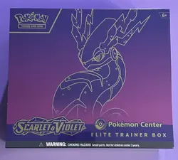SV Scarlet & Violet (Miraidon) POKEMON CENTER ETB Elite Trainer Box SEALED - Image 1
